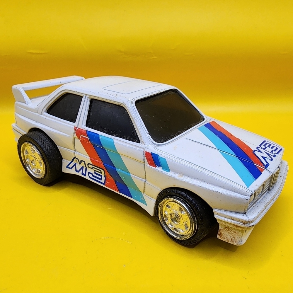 1988 Mattel BMW M3 Pullback Car Diecast - *Front Wheels Bent